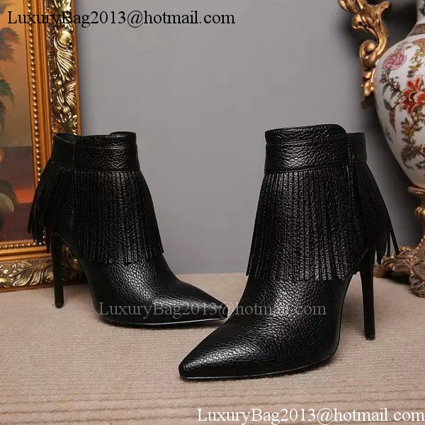 Valentino Ankle Boot Leather VT633 Black