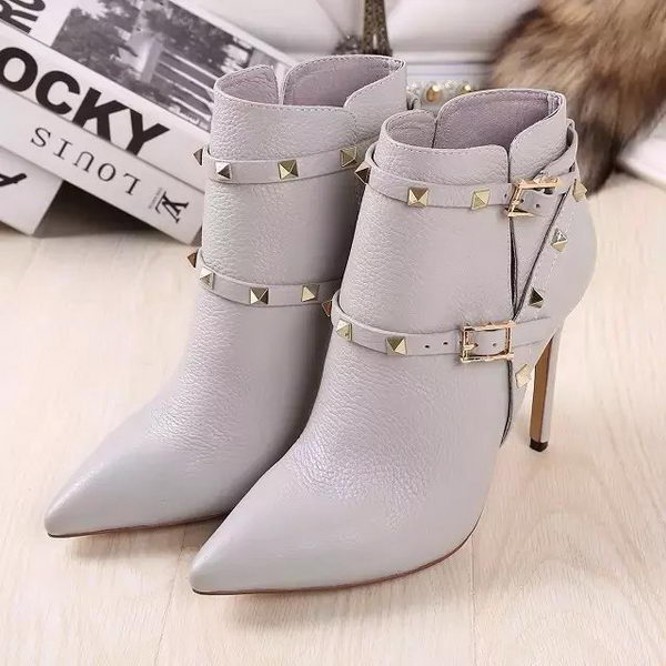 Valentino Ankle Boot Leather VT643 Grey