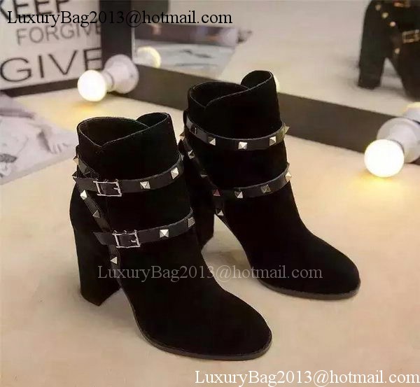 Valentino Ankle Boot Leather VT676 Black