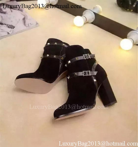 Valentino Ankle Boot Leather VT676 Black