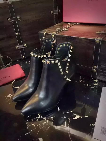 Valentino Ankle Boot Leather VT689 Black