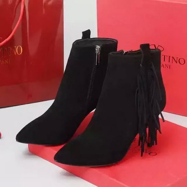 Valentino Ankle Boot Leather VT691 Black
