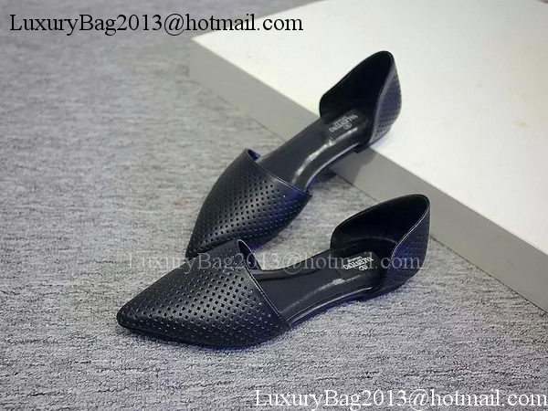 Valentino Leather Flat VT572 Black