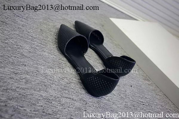 Valentino Leather Flat VT572 Black
