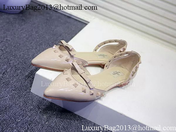 Valentino Leather Flat VT578 Apricot