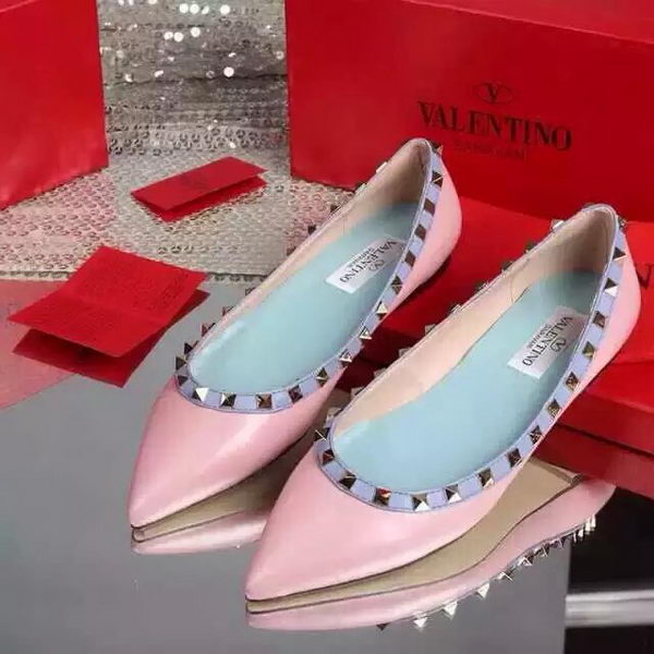 Valentino Leather Flat VT597 Pink