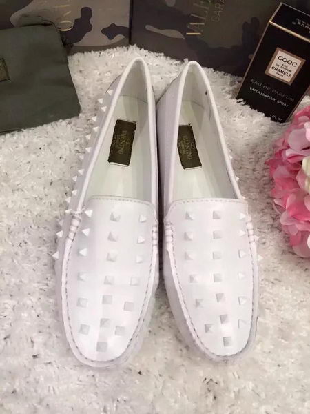 Valentino Leather Flat VT607 White