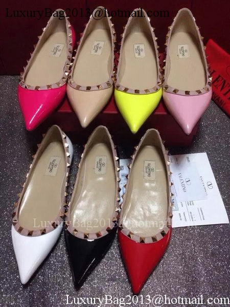 Valentino Leather Flat VT666 Red
