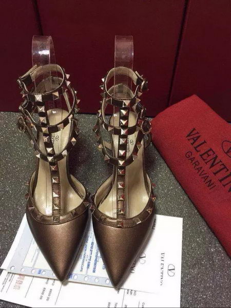 Valentino Leather Pump VT584 Bronze