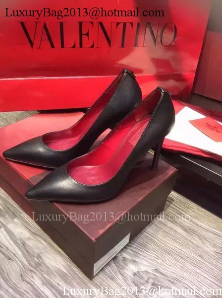 Valentino Leather Pump VT698 Black