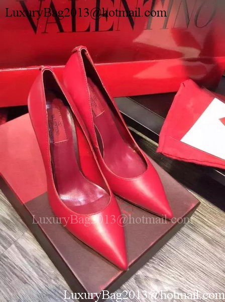 Valentino Leather Pump VT699 Red