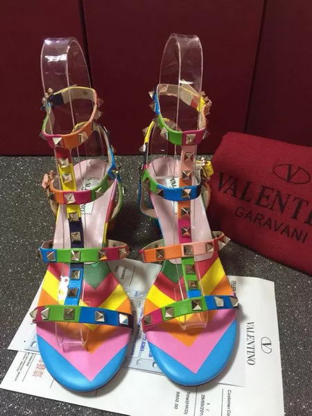 Valentino Leather Sandal VT660 Rainbow