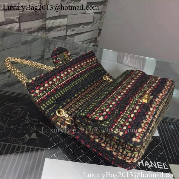 Chanel 2.55 Series Flap Bag Original Fabric A8704 Multicolour