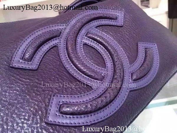 Chanel Top Original Leather Hobo Bags A92170 Purple