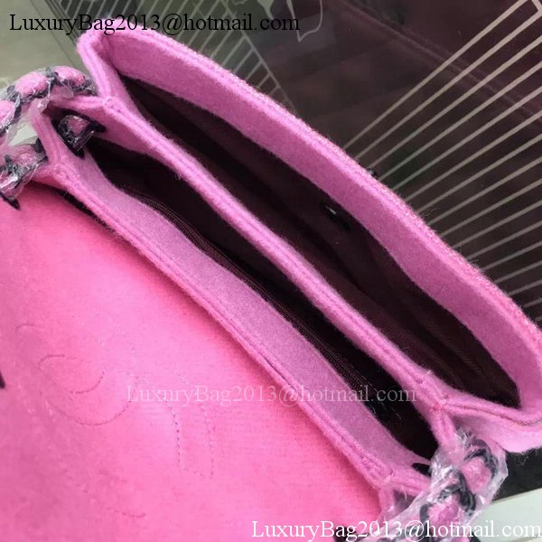 Chanel 2.55 Series Flap Bag Original Fabric A1112B Pink