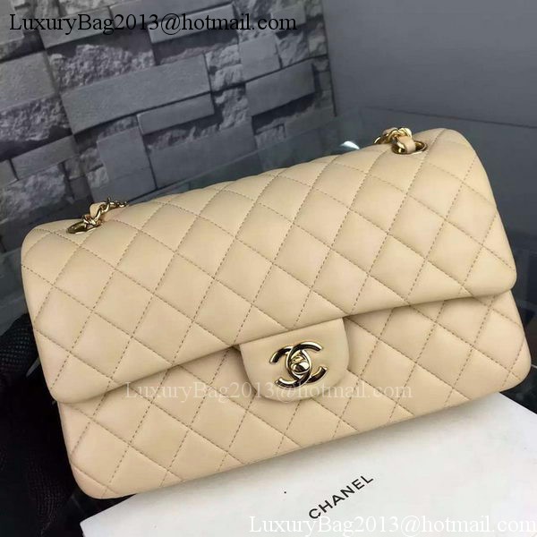 Chanel 2.55 Series Flap Bag Lambskin Leather A5024 Apricot