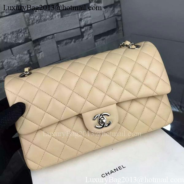 Chanel 2.55 Series Flap Bag Lambskin Leather A5024 Apricot