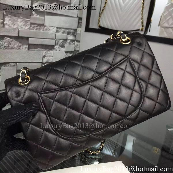 Chanel 2.55 Series Flap Bag Lambskin Leather A5024 Black