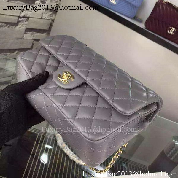 Chanel 2.55 Series Flap Bag Lambskin Leather A5024 Grey