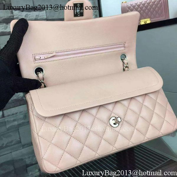 Chanel 2.55 Series Flap Bag Lambskin Leather A5024 Pink