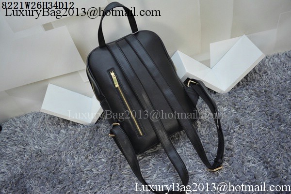 Chanel Sheepskin Leather Backpack A8221 Black