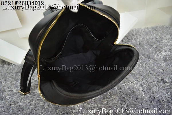 Chanel Sheepskin Leather Backpack A8221 Black