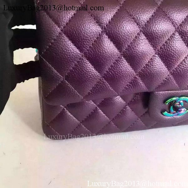 Chanel 2.55 Series Flap Bag Original Deer Leather A1112 Purple