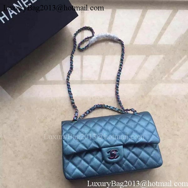 Chanel 2.55 Series Double Flap Bag Original Lambskin Leather A1112 Blue