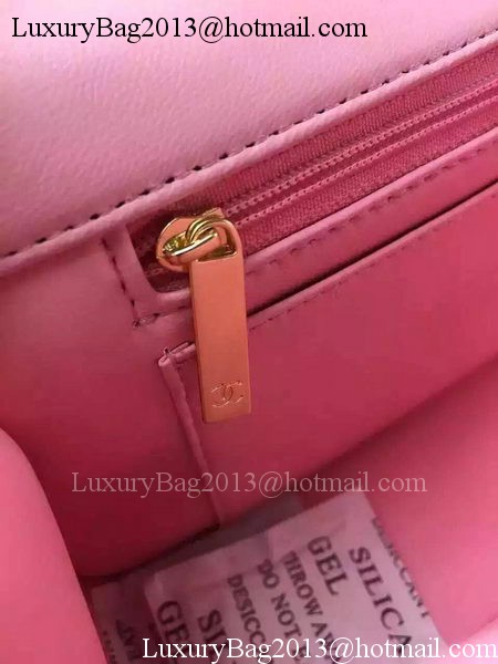 Chanel 2.55 Series Flap Bag Original Lambskin Leather A92209 Pink