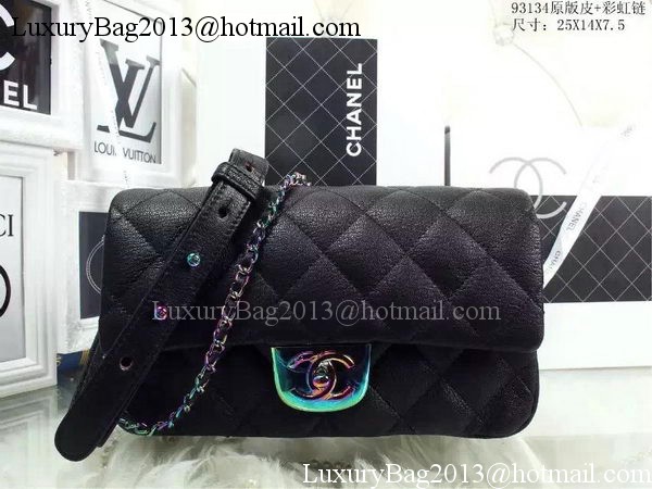 Chanel 2.55 Series Flap Bag Original Lambskin Leather A93134 Black