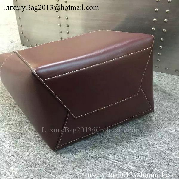 CELINE Sangle Seau Bag in Original Leather C16212 Brown