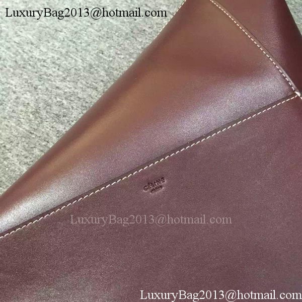 CELINE Sangle Seau Bag in Original Leather C16212 Brown