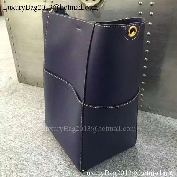 CELINE Sangle Seau Bag in Original Leather C16212 Royal