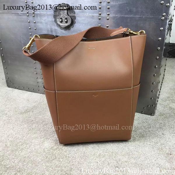 CELINE Sangle Seau Bag in Original Leather C16212 Wheat