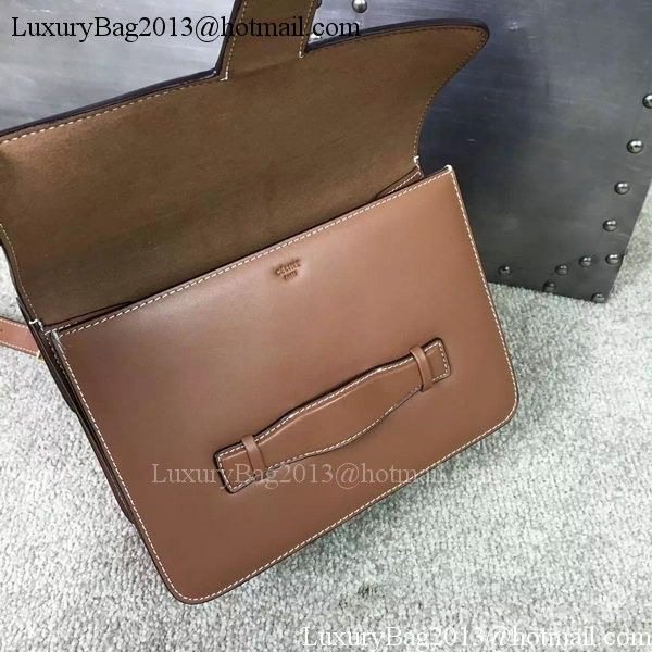 CELINE Symmetrical Bag in Original Leather C77423 Brown