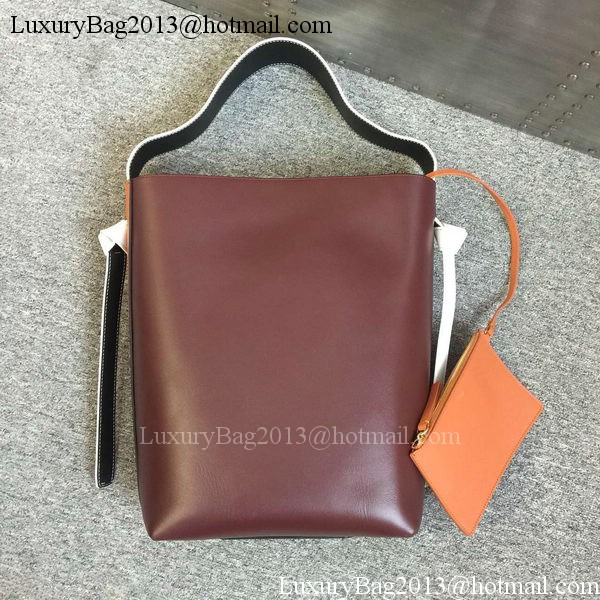 CELINE Twisted Cabas Bag C16211 Brown&Orange