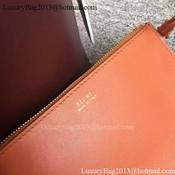 CELINE Twisted Cabas Bag C16211 Brown&Orange