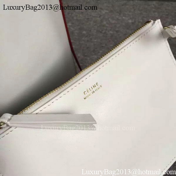 CELINE Twisted Cabas Bag C16211 White&Green