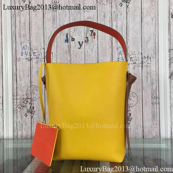 CELINE Twisted Cabas Bag C16211 Yellow&Orange