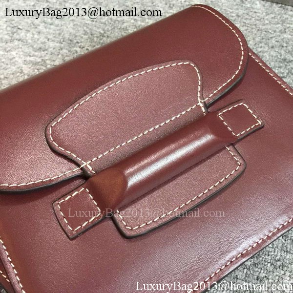 Celine TAB Trotteur Bag Calfskin Leather C77429 Burgundy