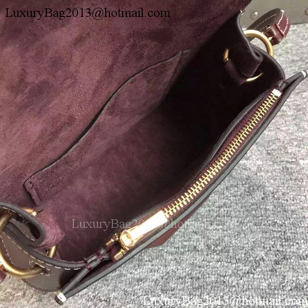 Celine TAB Trotteur Bag Calfskin Leather C77429 Burgundy