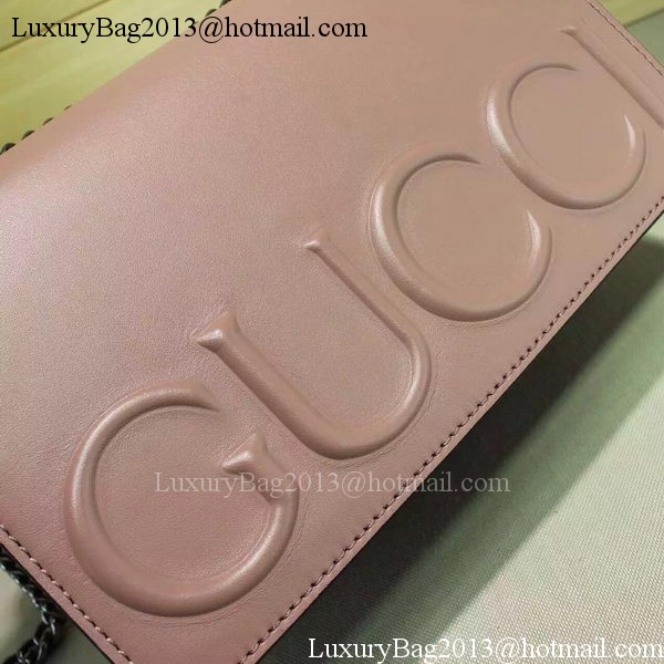 Gucci XL Calfskin Leather mini Bag 421850 Apricot