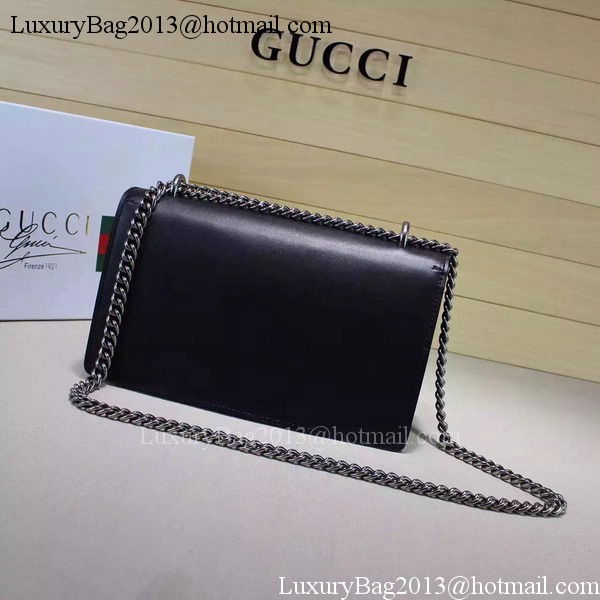 Gucci XL Calfskin Leather mini Bag 421850 Black