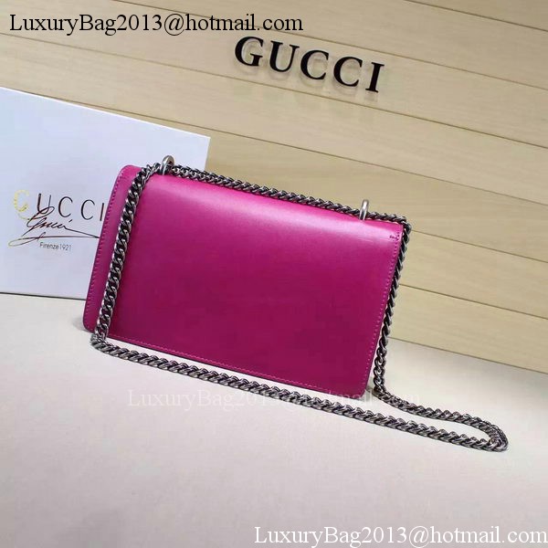 Gucci XL Calfskin Leather mini Bag 421850 Rose