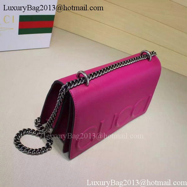 Gucci XL Calfskin Leather mini Bag 421850 Rose