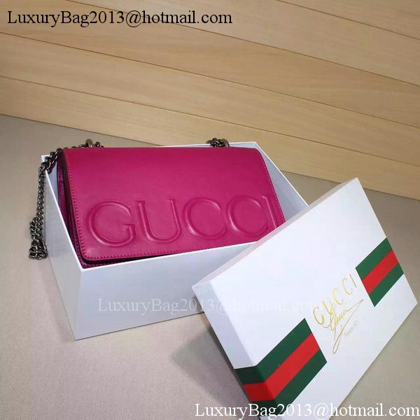 Gucci XL Calfskin Leather mini Bag 421850 Rose