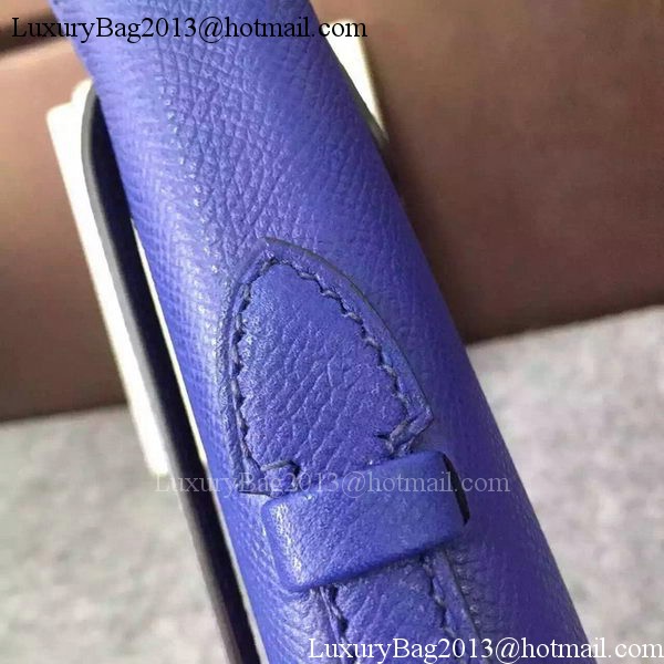 Hermes Kelly 31cm Clutch Original Leather KL31 Blue