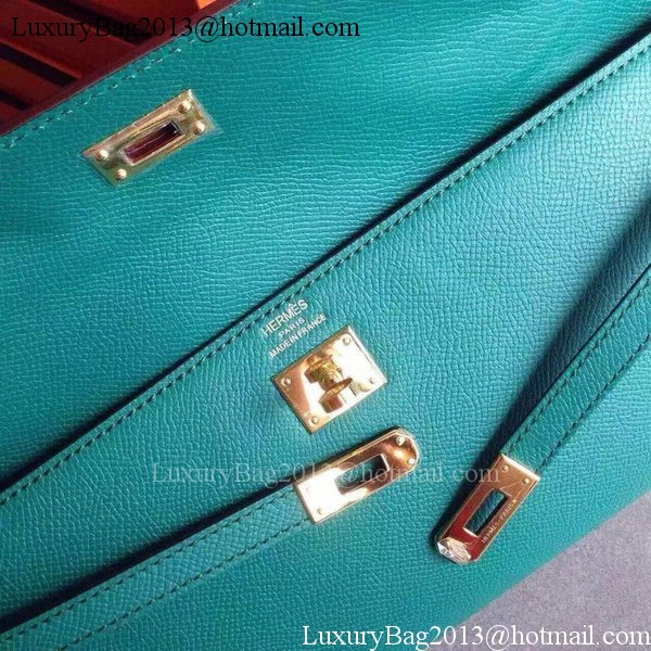 Hermes Kelly 31cm Clutch Original Leather KL31 Deep Green