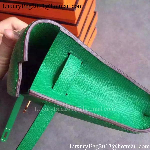 Hermes Kelly 31cm Clutch Original Leather KL31 Green
