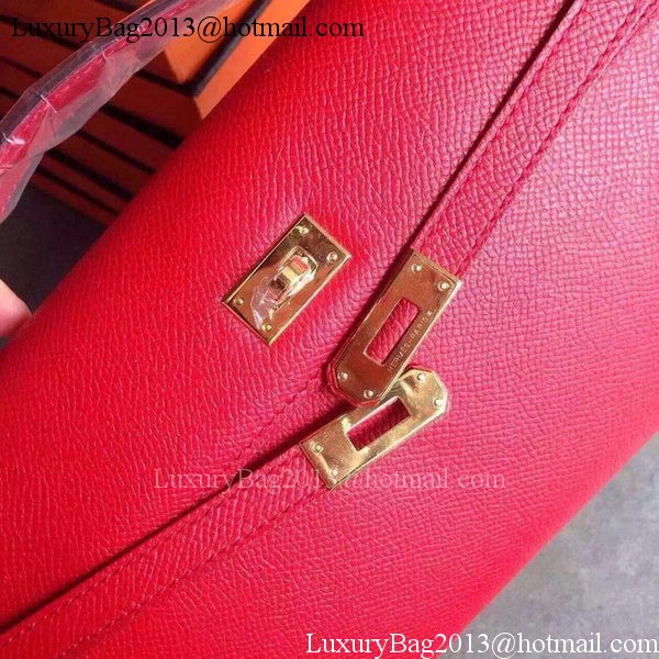 Hermes Kelly 31cm Clutch Original Leather KL31 Red